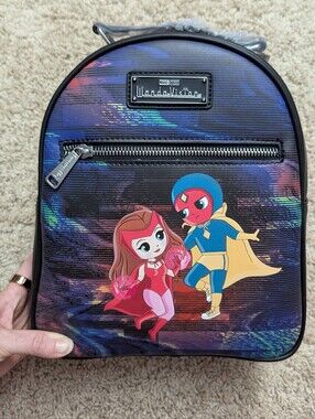 NWT Loungefly Marvel WandaVision Halloween Chibi Mini Backpack